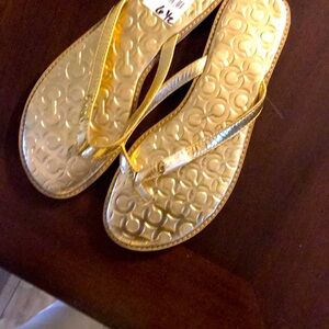Brand new authentic coach sandals